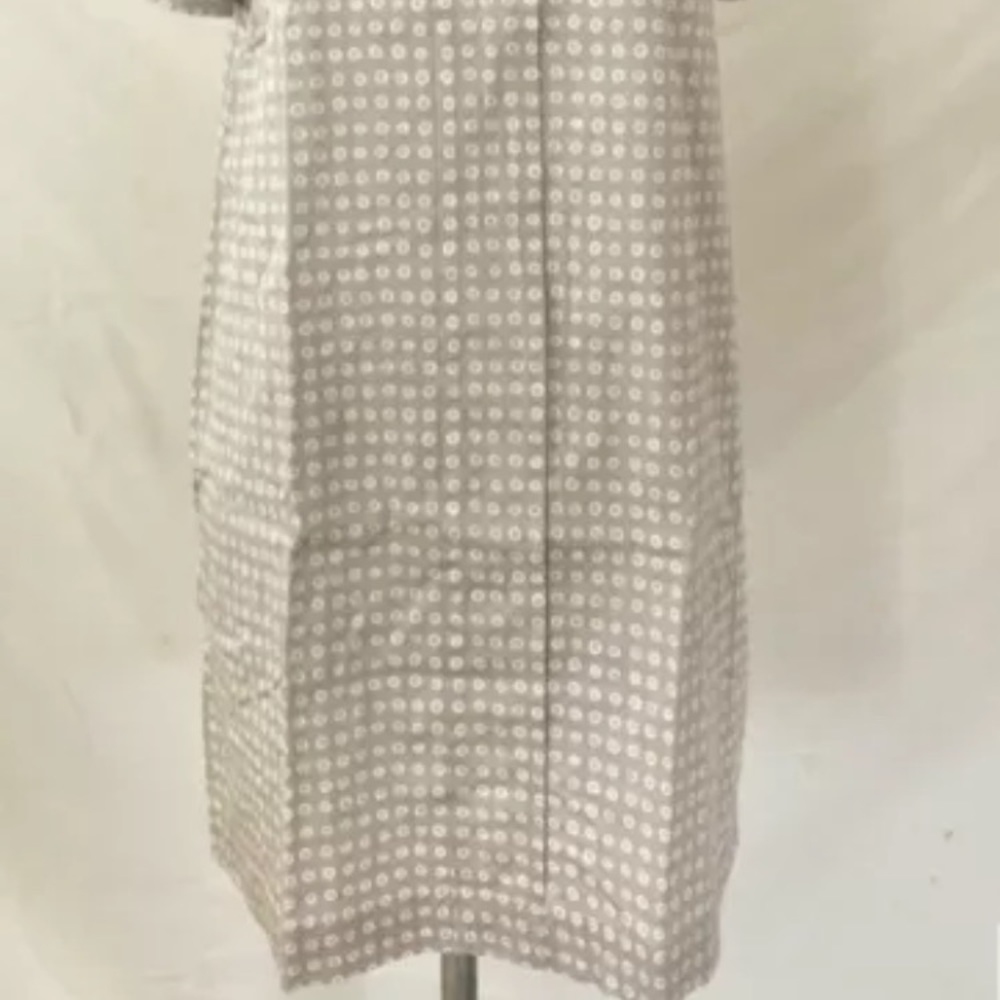 *SOLD* Marimekko Kora 042260 Beige Cotton Blend Short Sleeves Dress Size 34 - Picture 2 of 9